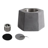 Maxbell Tabletop Fire Pit Alcohol Fireplace Warm Fire Bowl for Garden Holiday Office Dark Gray