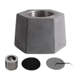 Maxbell Tabletop Fire Pit Alcohol Fireplace Warm Fire Bowl for Garden Holiday Office Dark Gray