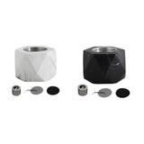 Maxbell Small Fire Pit Easy to Use Portable Fireplace for Courtyard Smores  Black