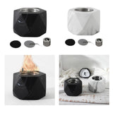 Maxbell Small Fire Pit Easy to Use Portable Fireplace for Courtyard Smores  Black