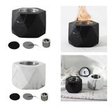 Maxbell Small Fire Pit Easy to Use Portable Fireplace for Courtyard Smores  Black
