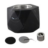 Maxbell Small Fire Pit Easy to Use Portable Fireplace for Courtyard Smores  Black