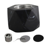 Maxbell Small Fire Pit Easy to Use Portable Fireplace for Courtyard Smores  Black