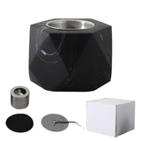 Maxbell Small Fire Pit Easy to Use Portable Fireplace for Courtyard Smores  Black