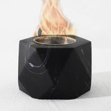 Maxbell Small Fire Pit Easy to Use Portable Fireplace for Courtyard Smores  Black