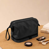 Maxbell Men Toiletry Bag Waterproof Travel Organizer for Outdoor Toiletries Bathroom Black