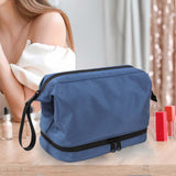 Maxbell Men Toiletry Bag Waterproof Travel Organizer for Outdoor Toiletries Bathroom Blue