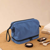 Maxbell Men Toiletry Bag Waterproof Travel Organizer for Outdoor Toiletries Bathroom Blue