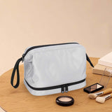 Maxbell Men Toiletry Bag Waterproof Travel Organizer for Outdoor Toiletries Bathroom Grey