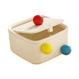 Maxbell Creative Mini Trash Can Desktop Storage Box Small Trash Bin for Dresser Dorm 15 cmx15 cmx8.5 cm