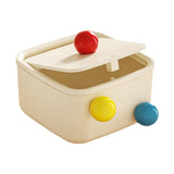Maxbell Creative Mini Trash Can Desktop Storage Box Small Trash Bin for Dresser Dorm 15 cmx15 cmx8.5 cm