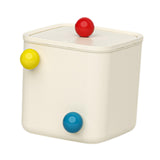 Maxbell Creative Mini Trash Can Desktop Storage Box Small Trash Bin for Dresser Dorm 15 cmx15 cmx14.5 cm
