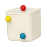 Maxbell Creative Mini Trash Can Desktop Storage Box Small Trash Bin for Dresser Dorm 15 cmx15 cmx14.5 cm