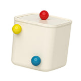 Maxbell Creative Mini Trash Can Desktop Storage Box Small Trash Bin for Dresser Dorm 15 cmx15 cmx14.5 cm