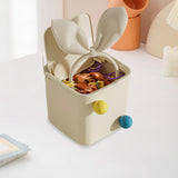 Maxbell Creative Mini Trash Can Desktop Storage Box Small Trash Bin for Dresser Dorm 15 cmx15 cmx14.5 cm