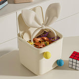 Maxbell Creative Mini Trash Can Desktop Storage Box Small Trash Bin for Dresser Dorm 15 cmx15 cmx14.5 cm