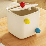 Maxbell Creative Mini Trash Can Desktop Storage Box Small Trash Bin for Dresser Dorm 15 cmx15 cmx14.5 cm