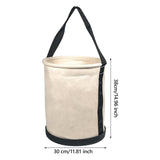 Maxbell Canvas Open Top Tool Bag Portable Tote Bag for Repairmen Electricians Garden