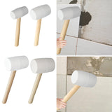 Maxbell Rubber Mallet Hammer Rubber Hammer Head for Home Decoration Building Camping 250g