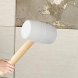 Maxbell Rubber Mallet Hammer Rubber Hammer Head for Home Decoration Building Camping 530g
