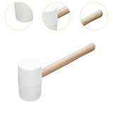 Maxbell Rubber Mallet Hammer Rubber Hammer Head for Home Decoration Building Camping 810g