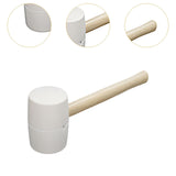 Maxbell Rubber Mallet Hammer Rubber Hammer Head for Home Decoration Building Camping 1050g
