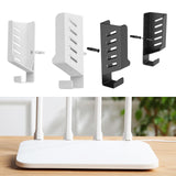 Maxbell Router Wall Mount Holder Nonslip Router Rack for Home Office Cellphone Stand White