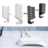 Maxbell Router Wall Mount Holder Nonslip Router Rack for Home Office Cellphone Stand White