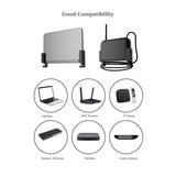 Maxbell Router Wall Mount Holder Nonslip Router Rack for Home Office Cellphone Stand White