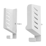 Maxbell Router Wall Mount Holder Nonslip Router Rack for Home Office Cellphone Stand White