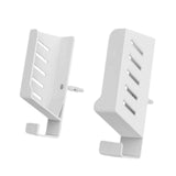 Maxbell Router Wall Mount Holder Nonslip Router Rack for Home Office Cellphone Stand White