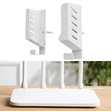 Maxbell Router Wall Mount Holder Nonslip Router Rack for Home Office Cellphone Stand White