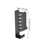 Maxbell Router Wall Mount Holder Nonslip Router Rack for Home Office Cellphone Stand Black
