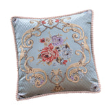 Maxbell European Throw Pillow Cover Decorative Pillowcase for Home Decor Couch Chair Blue