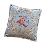 Maxbell European Throw Pillow Cover Decorative Pillowcase for Home Decor Couch Chair Blue