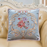 Maxbell European Throw Pillow Cover Decorative Pillowcase for Home Decor Couch Chair Blue