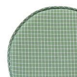 Maxbell Round Stool Chair Cushions Washable Soft for High Stool for Office Home Sofa green