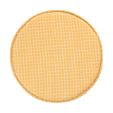 Maxbell Round Stool Chair Cushions Washable Soft for High Stool for Office Home Sofa yellow