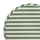 Maxbell Round Stool Chair Cushions Washable Soft for High Stool for Office Home Sofa green white