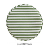 Maxbell Round Stool Chair Cushions Washable Soft for High Stool for Office Home Sofa green white