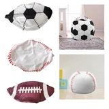 Maxbell Bean Bag Cover Only Kids Bean Bag Storage Cover for Blankets Bedroom Clothes Soccer