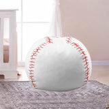 Maxbell Bean Bag Cover Only Kids Bean Bag Storage Cover for Blankets Bedroom Clothes Baseball