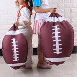 Maxbell Bean Bag Cover Only Kids Bean Bag Storage Cover for Blankets Bedroom Clothes Rugby