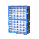 Maxbell Drawers Storage Cabinet Toolbox Makeup Organizer for Toys Small Items Screws Blue 60 Drawers