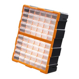 Maxbell Drawers Storage Cabinet Toolbox Makeup Organizer for Toys Small Items Screws Orange  60 Drawers