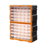 Maxbell Drawers Storage Cabinet Toolbox Makeup Organizer for Toys Small Items Screws Orange  60 Drawers