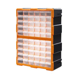 Maxbell Drawers Storage Cabinet Toolbox Makeup Organizer for Toys Small Items Screws Orange  60 Drawers