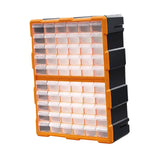 Maxbell Drawers Storage Cabinet Toolbox Makeup Organizer for Toys Small Items Screws Orange  60 Drawers