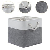 Maxbell Storage Bin Folding Storage Basket for Shelves for Gift Clothes Closet Shelf