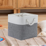 Maxbell Storage Bin Folding Storage Basket for Shelves for Gift Clothes Closet Shelf